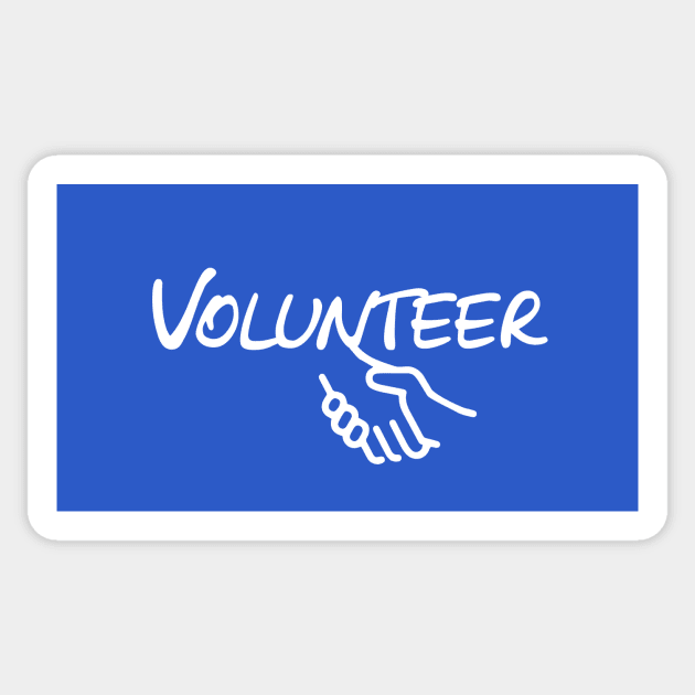 Volunteer. Helping hand Sticker by KRUTO